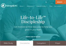 Tablet Screenshot of navigators.org